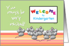 Welcome to Kindergarten from Teacher Cute Mice and SMART Board card