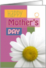 Happy Mother’s Day Daisy Scrapbook Modern card