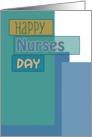 Nurses Male Nurse Blue Scrapbook Look card