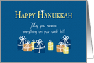 Hanukkah Presents Everything on your Wish List card