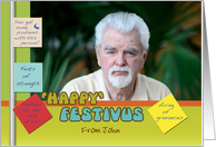 Festivus Custom Photo Humor Problems with This Person on Notes card