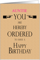 Auntie Birthday...