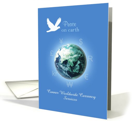 Banking Financial Business Holiday Card Dove Earth and... (1088190)