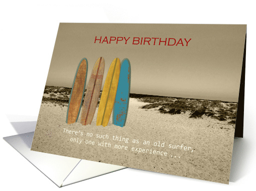 Happy Birthday Vintage Surfboards by Ocean Getting Older... (1156162)