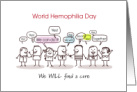 World Hemophilia Day Together Will Find a Cure card
