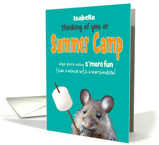 Summer Camp Isabella Thinking of You Custom Mouse with a... (1388400)