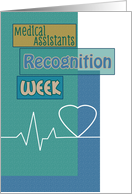 Medical Assistants Recognition Week Heartbeat Business card