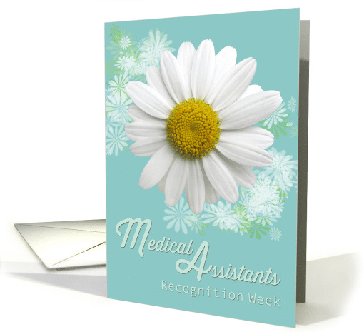 Medical Assistants Recognition Week Daisy Floral Business card