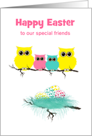 Easter Owl card with...