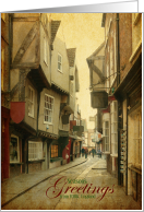 Season’s Greetings Christmas The Shambles York England card