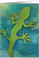 Green Lizard Reptile Blank Any Occasion Note card