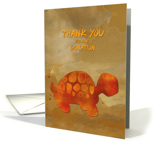 Thank You for your Donation with Desert Tortoise card (1488922)