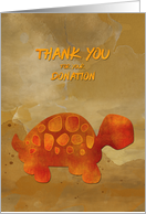 Thank You for your Donation with Desert Tortoise card