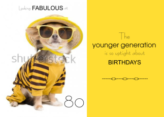 80th Birthday...