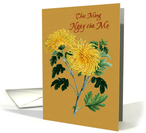 Vietnamese Mother's Day with Yellow Chrysanthemums card (1520502)