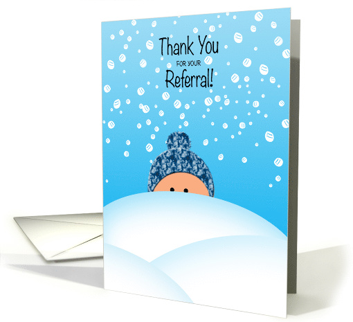 Thank You for your Referral Snow Business General card (1548684)