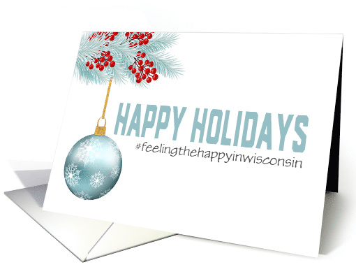 From Specific State or Country Happy Holidays Greens and... (1589236)