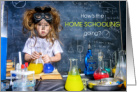 Home Schooling Self Isolation Coronavirus Humor card