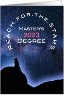 For HER Congratulations Graduate Master’s Degree 2022 Celestial card