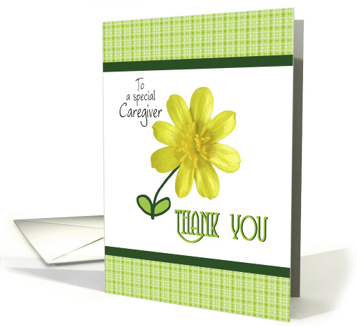 Thank you Caregiver Special Understanding of Alzheimer Patient card