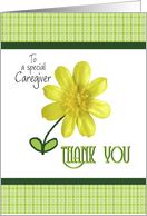 Thank you Caregiver Special Understanding of Alzheimer Patient card