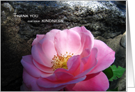Thank you card for your kindness card