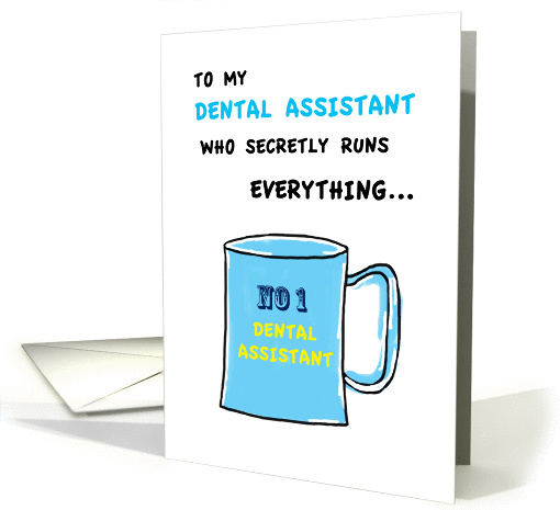 Dental Assistant recognition week. card (368825)