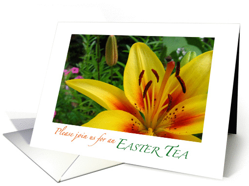 Please join us for Easter Tea card (375724)