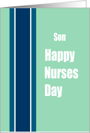 Son Happy Nurses Day card