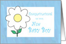 Congratulations on your New Baby Boy card