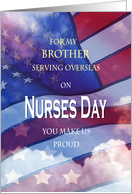 Brother Nurses Day Military card