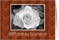 80th Birthday Celebration card