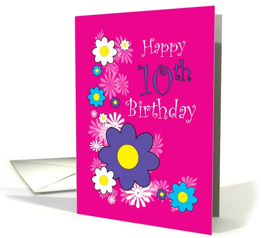 Happy 10th Birthday card (416462)