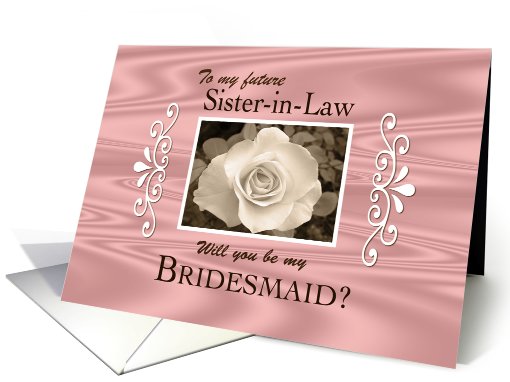To my Future Sister-in-Law- Bridesmaid card (434508)