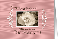 To my Best Friend-Bridesmaid card