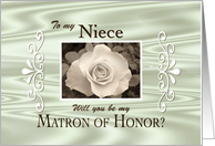 Niece-Matron of Honor? card