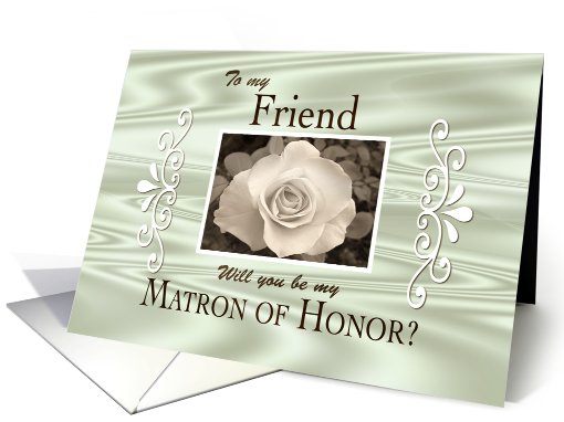 Friend-Matron of Honor? card (434664)