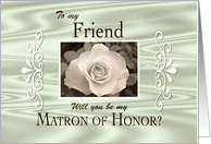 Friend-Matron of Honor? card