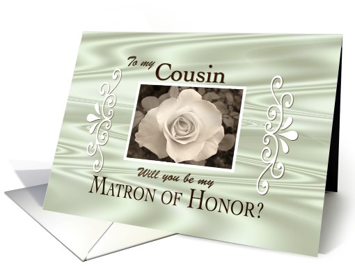 Cousin-Matron of Honor? card (434665)