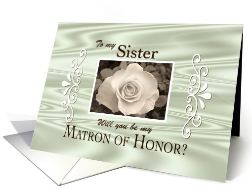 Sister-Matron of Honor? card (434669)