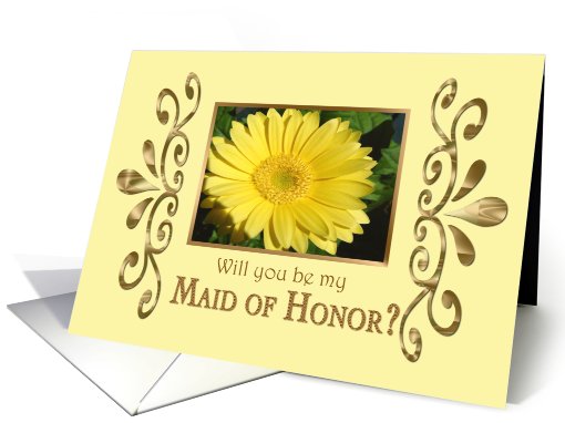Will you be my Maid of Honor? card (436402)