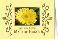 Will you be my Maid of Honor? card