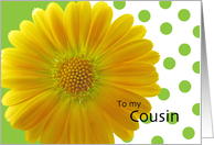 Cousin-Will you be my Bridesmaid? card