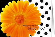 Will you be my Hostess? card