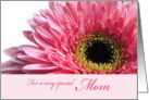 Mother’s day for Mom pink floral card