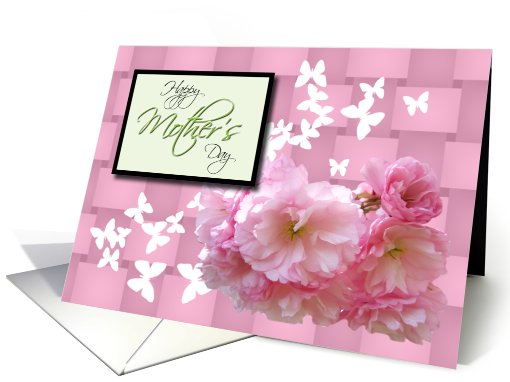Happy Mother's Day cherry blossoms card (598007)