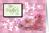 Happy Mother’s Day cherry blossoms card