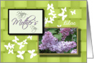 Happy Mother’s Day lilac floral card