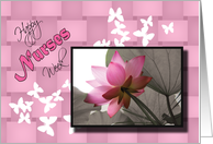 Happy Nurses Week Lotus card