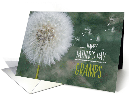 Gramps Father's Day Dandelion Wish and Flying Seeds card (623187)